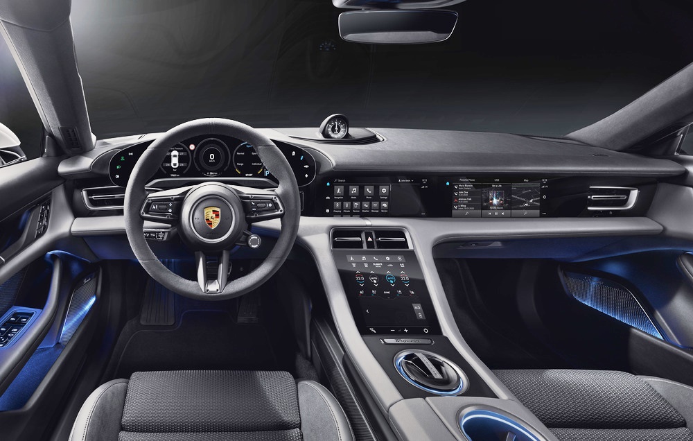 Interior Porsche Taycan, Teknologi Futuristik Dan Kemewahan